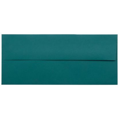 Picture of JAM PAPER #10 Business Premium Envelopes, 4 1/8 x 9 1/2, Teal, 25/Pack