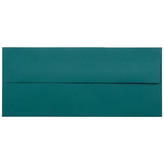 Picture of JAM PAPER #10 Business Premium Envelopes, 4 1/8 x 9 1/2, Teal, 25/Pack