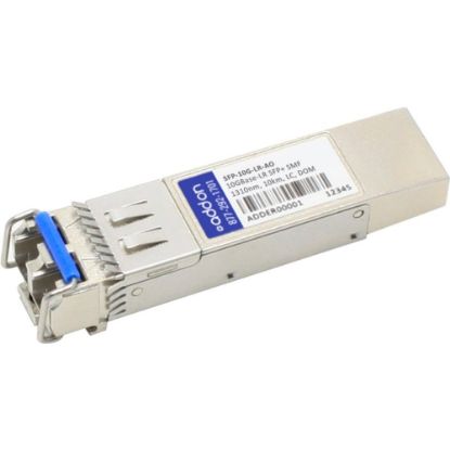 Picture of AddOn Cisco SFP-10G-LR Compatible TAA Compliant 10GBase-LR SFP+ Transceiver (SMF, 1310nm, 10km, LC, DOM) - 100% compatible and guaranteed to work