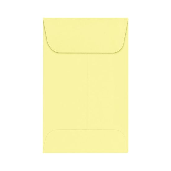 Picture of LUX Coin Envelopes, #1, Gummed Seal, Lemonade, Pack Of 50