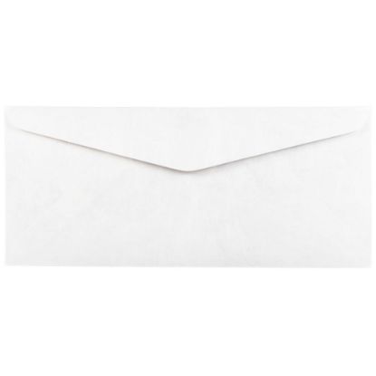 Picture of JAM Paper Tyvek Business Envelopes, #10, Gummed Seal, White, Pack Of 50