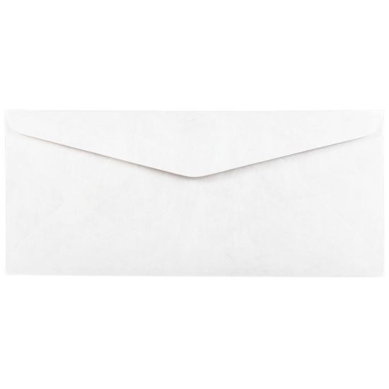 Picture of JAM Paper Tyvek Business Envelopes, #10, Gummed Seal, White, Pack Of 50