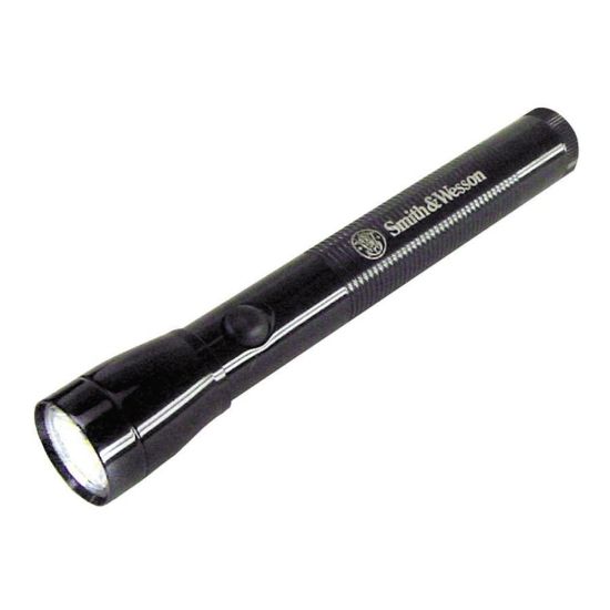 Picture of SKILCRAFT Smith & Wesson Aluminum AA Cell Flashlight, Black (AbilityOne 6230-01-513-2663)