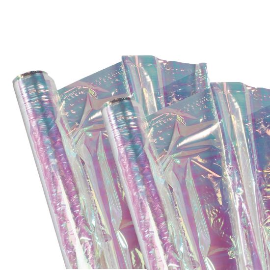 Picture of Creativity Street Iridescent Film, 36in x 12-1/2ft, Mother Of Pearl, Pack Of 2 Rolls