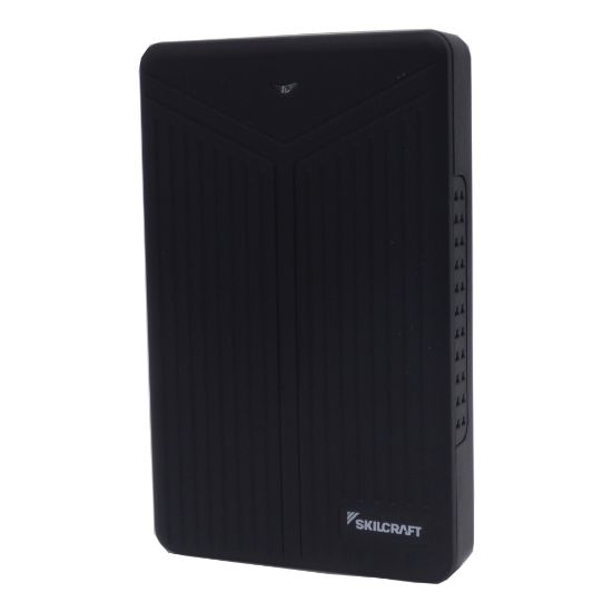 Picture of SKILCRAFT Portable External Hard Drive, 4TB, Black