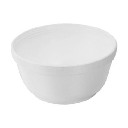 Picture of Dart Insulated Foam Serving Bowls, 12 Oz, White, 50 Bowls Per Bag, Carton Of 20 Bags