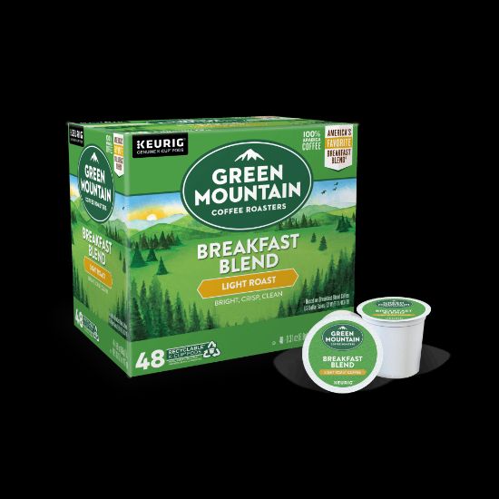 Picture of Green Mountain Coffee Single-Serve Coffee K-Cup, Breakfast Blend, Carton Of 48