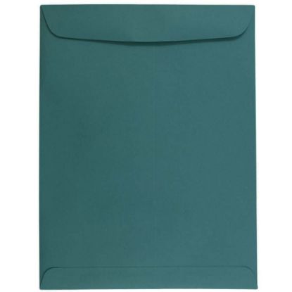 Picture of JAM Paper Open-End 10in x 13in Catalog Envelopes, Gummed Closure, Teal, Pack Of 25