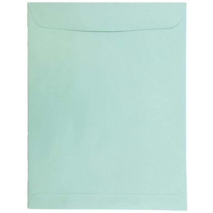 Picture of JAM Paper Open-End 10in x 13in Catalog Envelopes, Gummed Closure, Aqua, Pack Of 25