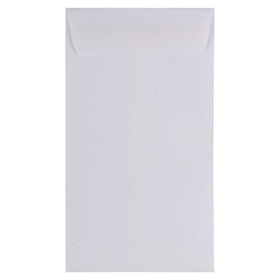 Picture of JAM Paper Coin Envelopes, #6, Gummed Seal, White, Pack Of 25