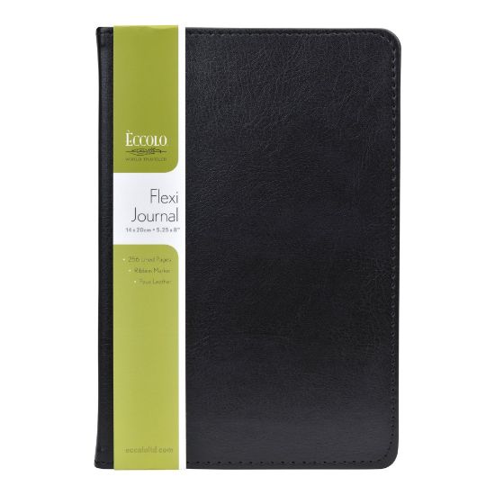 Picture of Eccolo Faux-Leather Journal, Black