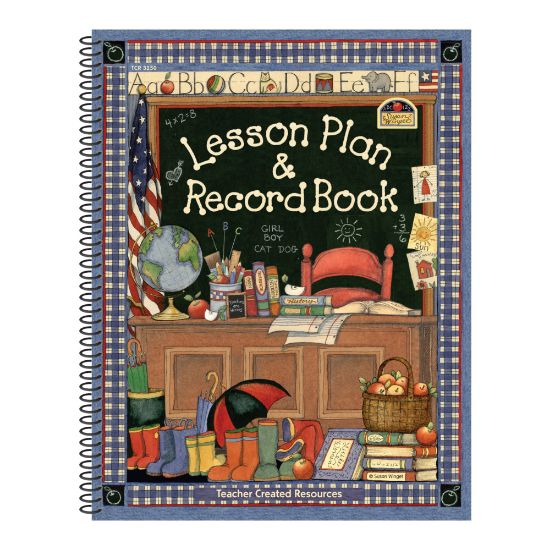 Picture of Teacher Created Resources Susan Winget Lesson Plan And Record Books, Pack Of 2