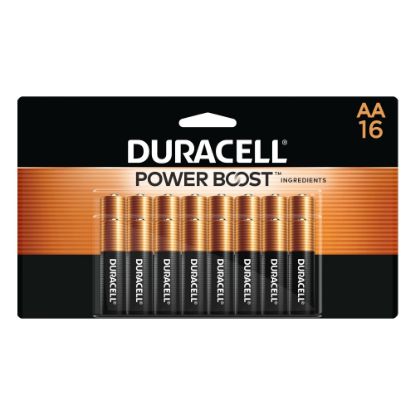 Picture of Duracell Coppertop AA Alkaline Batteries, Pack Of 16