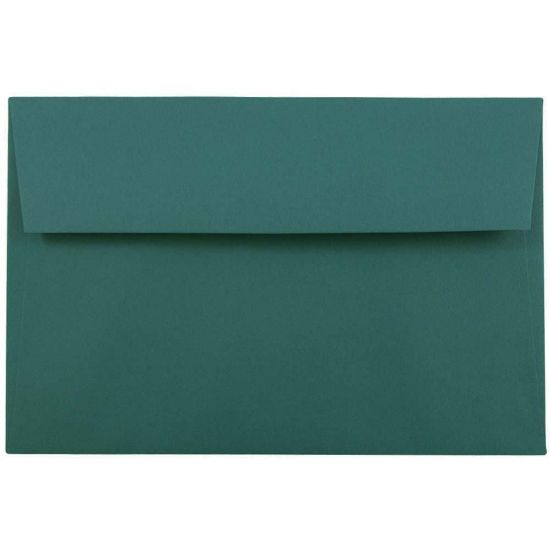 Picture of JAM Paper Booklet Invitation Envelopes, A9, Gummed Seal, Teal, Pack Of 25