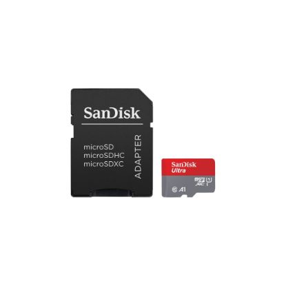 Picture of SanDisk Ultra - Flash memory card (microSDHC to SD adapter included) - 16 GB - Class 10 - microSDHC UHS-I