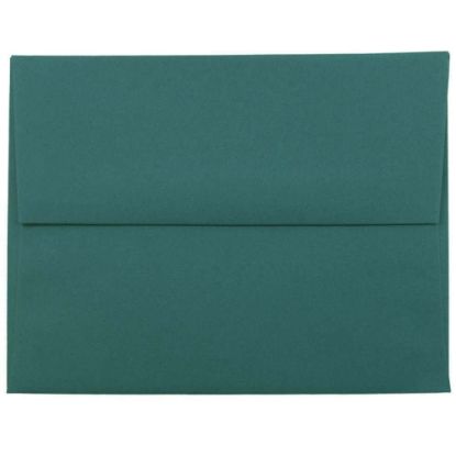 Picture of JAM Paper Booklet Invitation Envelopes, A2, Gummed Seal, Teal, Pack Of 25