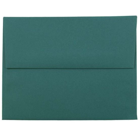 Picture of JAM Paper Booklet Invitation Envelopes, A2, Gummed Seal, Teal, Pack Of 25