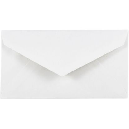 Picture of JAM Paper Booklet Envelopes, #7 3/4 Monarch, Commercial Flap, Gummed Seal, White, Pack Of 25