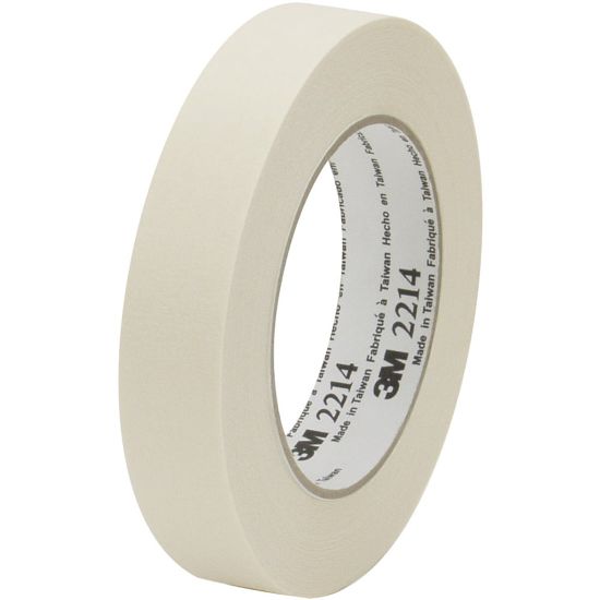 Picture of 3M 2214 Masking Tape, 1in x 60 Yd., Natural, Case Of 12