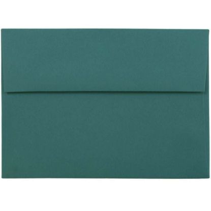 Picture of JAM Paper Booklet Invitation Envelopes, A7, Gummed Seal, Teal, Pack Of 25