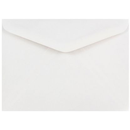 Picture of JAM Paper Booklet Invitation Envelopes, A7, Gummed Seal, White, Pack Of 25