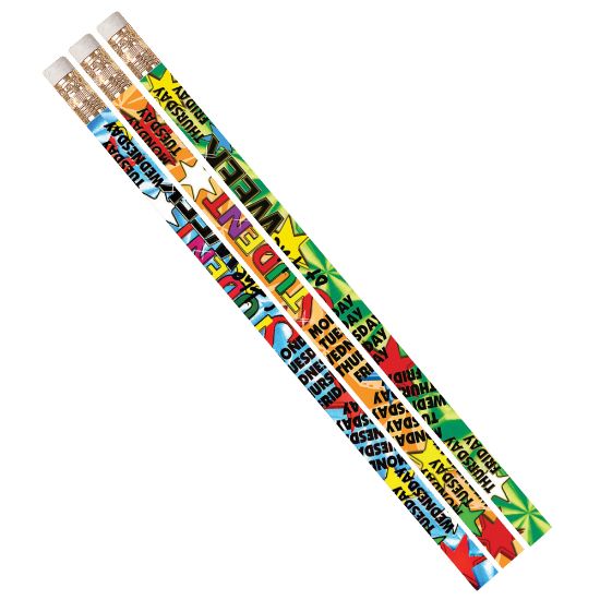 Picture of Musgrave Pencil Co. Motivational Pencils, 2.11 mm, #2 Lead, Student Of The Week, Multicolor, Pack Of 144