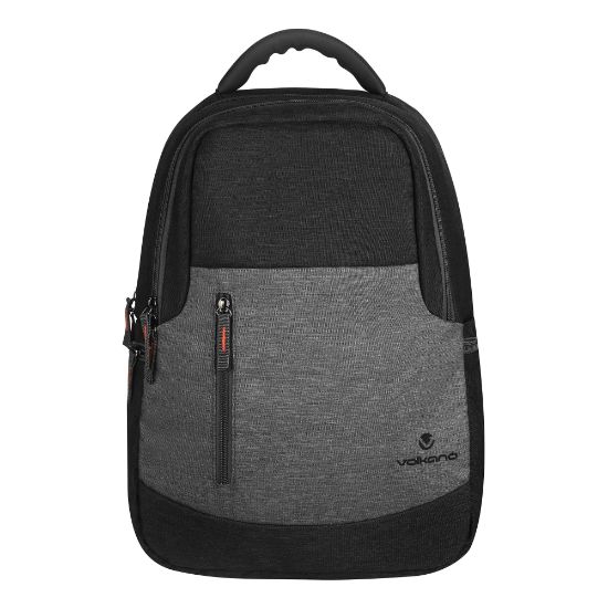 Picture of Volkano Breeze Backpack With 15.6in Laptop Compartment, Black/Gray