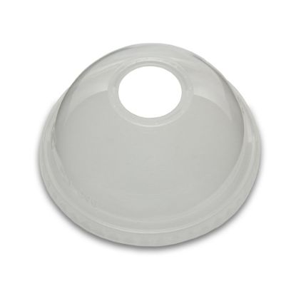 Picture of Stalk Market PLA Dome Lids, 10in, 9-24 Oz, Clear, Pack Of 1000 Lids