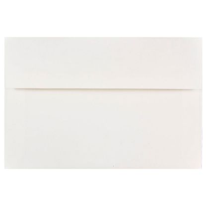 Picture of JAM Paper Booklet Invitation Envelopes, A8, Gummed Seal, White, Pack Of 25