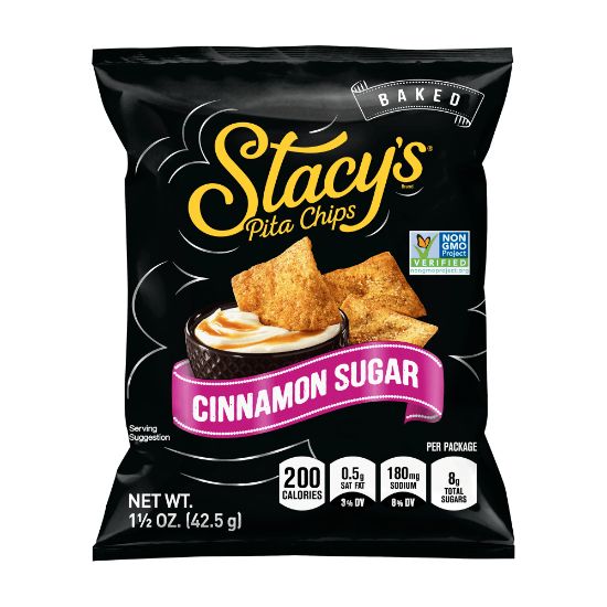 Picture of Stacys Cinnamon Sugar Pita Chips, 1.5 Oz, Pack Of 24