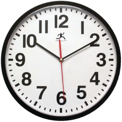 Picture of Infinity Instruments ITC Pure Wall Clock, 13in, Black