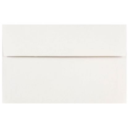 Picture of JAM Paper Booklet Invitation Envelopes, A10, Gummed Seal, Regular White, Pack Of 25