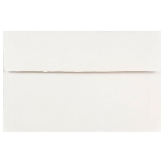 Picture of JAM Paper Booklet Invitation Envelopes, A10, Gummed Seal, Regular White, Pack Of 25