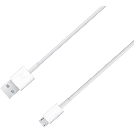 Picture of 4XEM 6ft Micro USB To USB Data/Charge Cable For Samsung/HTC/Blackberry - Micro USB to USB for smart Phones - 6 ft - 1 x Type A Male USB - 1 x Type B Male Micro USB - White