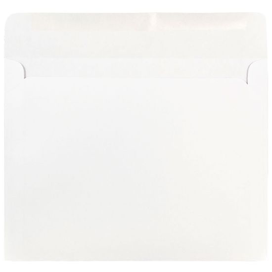 Picture of JAM Paper Booklet Envelopes, #9, Gummed Seal, White, Pack Of 25