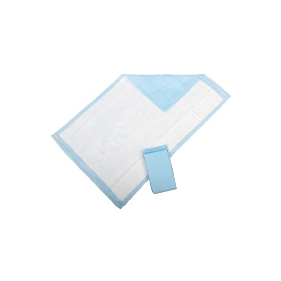 Picture of Medline Disposable Extra-Fluff Underpads, 30in x 30in, Blue, Case of 90, 10-9 packs