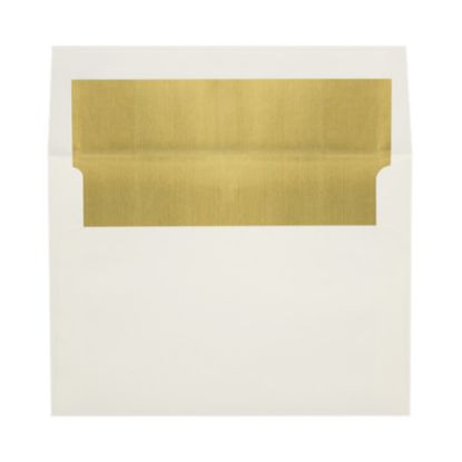 Picture of LUX Invitation Envelopes, A7, Peel & Stick Closure, Gold/Natural, Pack Of 1,000