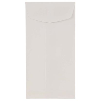 Picture of JAM Paper Envelopes, Policy, #7 3/4, Gummed Seal, White, Pack Of 25