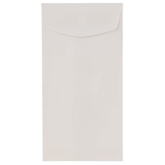 Picture of JAM Paper Envelopes, Policy, #7 3/4, Gummed Seal, White, Pack Of 25