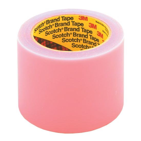 Picture of 3M 821 Label Protection Tape, 4in x 72 Yd., Pink, Case Of 8