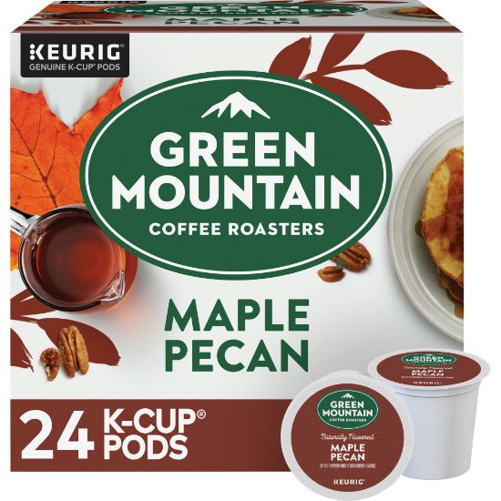 Picture of Green Mountain Coffee Single-Serve K-Cups, Light Roast, Maple Pecan, Box Of 24 K-Cups