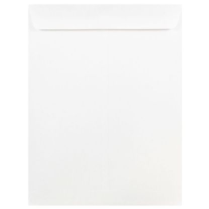 Picture of JAM Paper Open-End 9in x 12in Catalog Envelopes, Gummed Seal, White, Pack Of 25