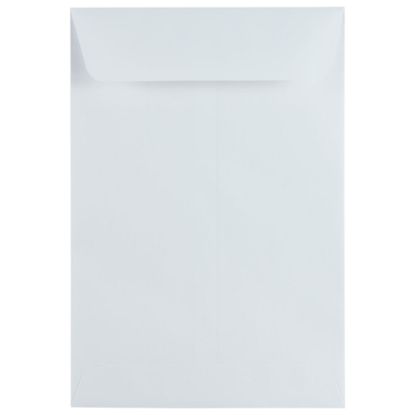 Picture of JAM Paper Open-End 6 1/2in x 9 1/2in Catalog Envelopes, Gummed Seal, White, Pack Of 25