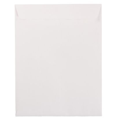 Picture of JAM Paper Open-End 10in x 13in Catalog Envelopes, Gummed Closure, White, Pack Of 25