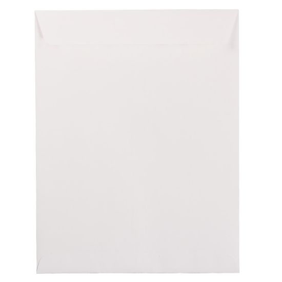 Picture of JAM Paper Open-End 10in x 13in Catalog Envelopes, Gummed Closure, White, Pack Of 25