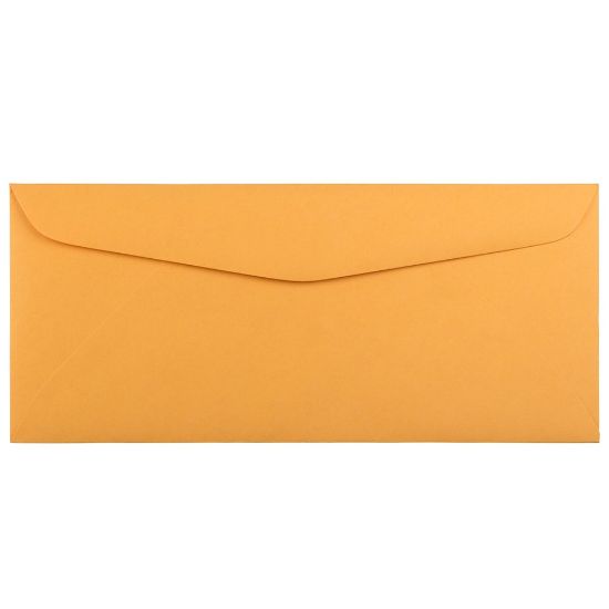 Picture of JAM PAPER #12 Recycled Envelopes, 4 3/4in x 11in, Brown Kraft Manila, Pack Of 25