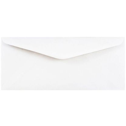 Picture of JAM Paper Booklet Commercial Flap Envelopes, #11, Gummed Seal, White, Pack Of 25