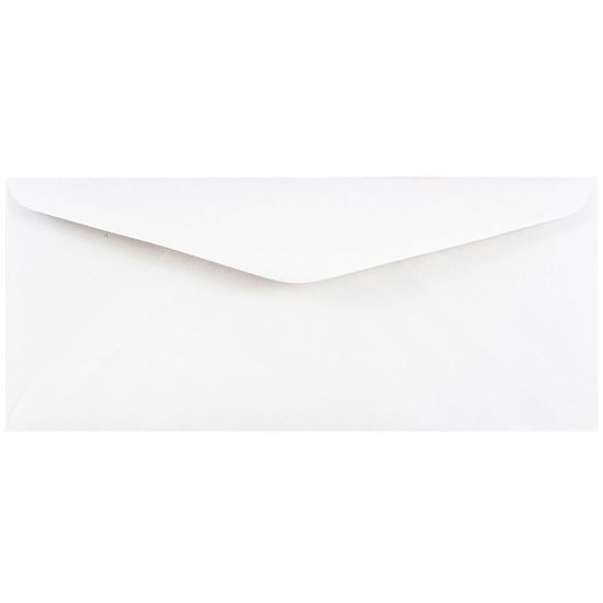 Picture of JAM Paper Booklet Commercial Flap Envelopes, #11, Gummed Seal, White, Pack Of 25