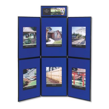 Picture of Quartet ShowIt 6-Panel Presentation System For Tabletop/Floor Display