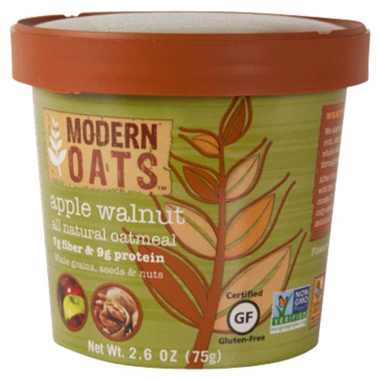 Picture of Modern Oats Oatmeal Cups, Apple Walnut, 2.6 Oz, Pack Of 12